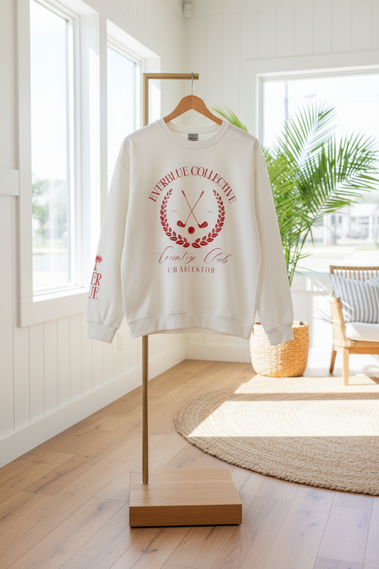 EverBlue Country Club Crewneck – Charleston Edition