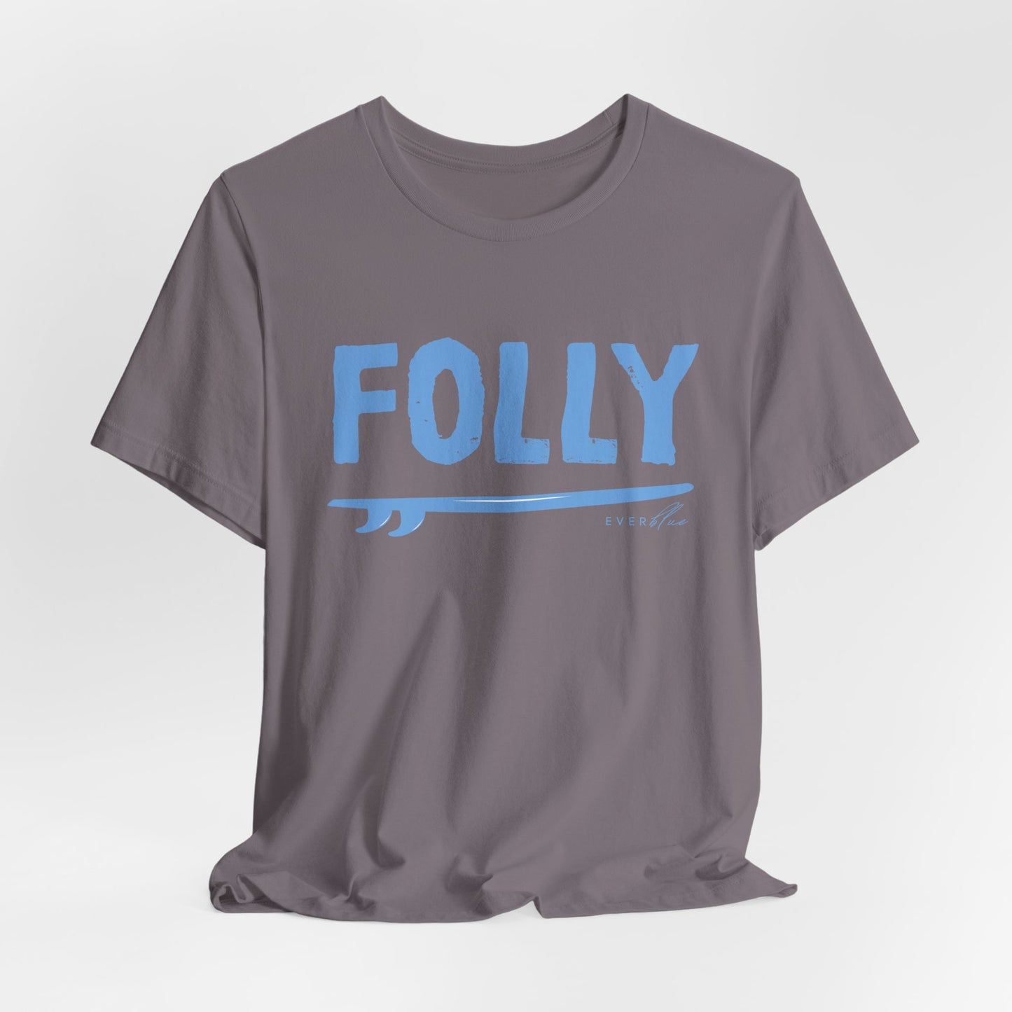 Folly Surf Graphic Tee — Coastal Blue Short Sleeve Shirt