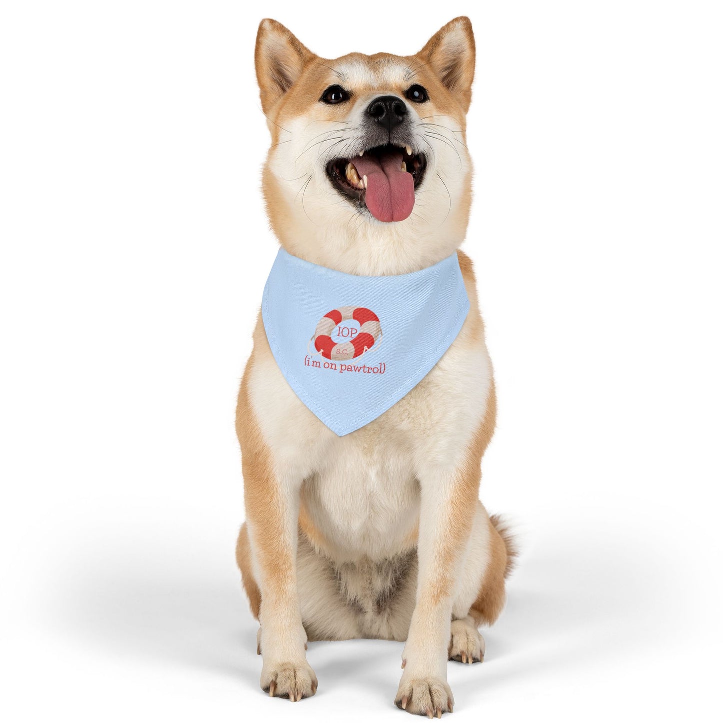 IOP “I’m on Pawtrol” Bandana – Everblue Coastal Pup Collection