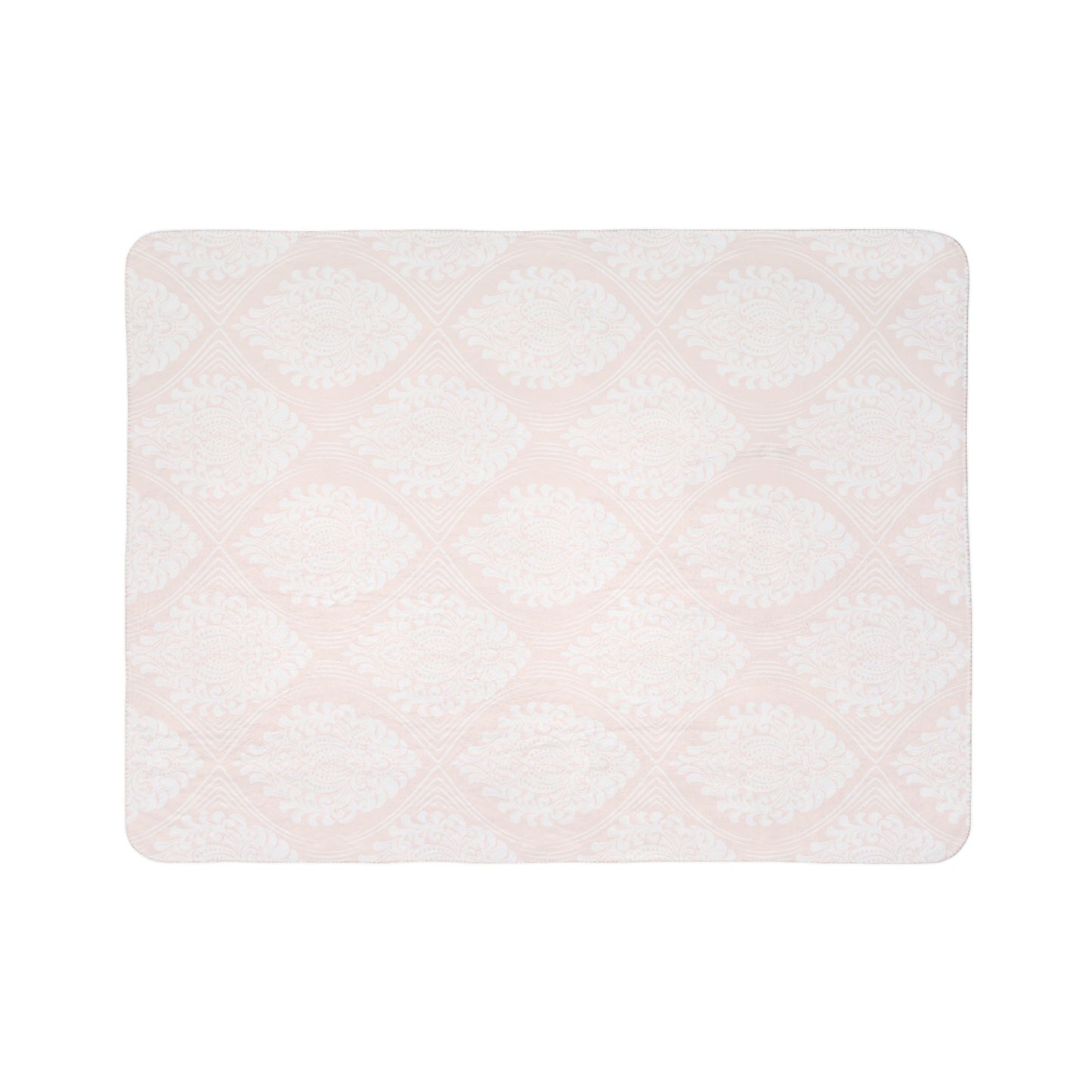 Rose Damask Blanket – Luxe Throw