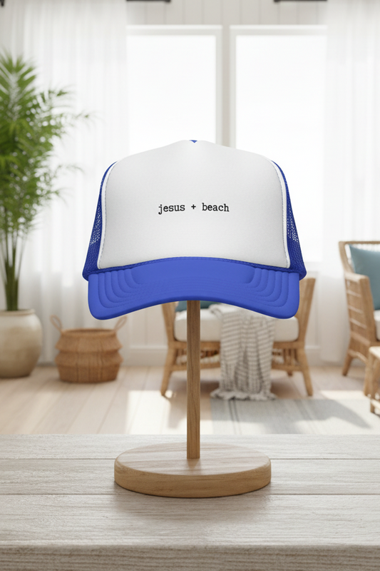 Jesus Saves Trucker Cap | Faith-Based Headwear