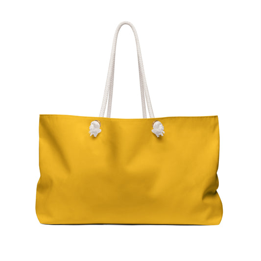 Yellow Weekender Bag - Overpacked and Tipsy
