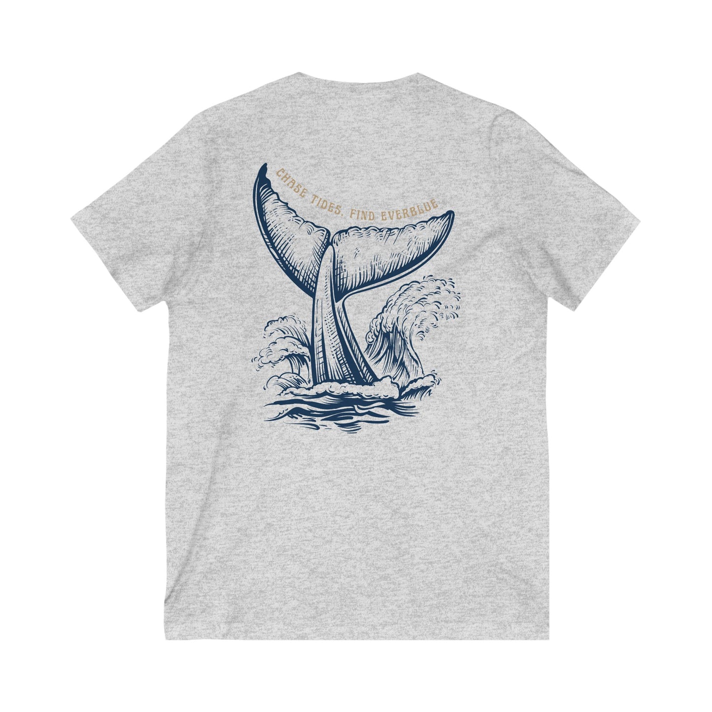 Chase Tides, Find Everblue V-Neck Tee