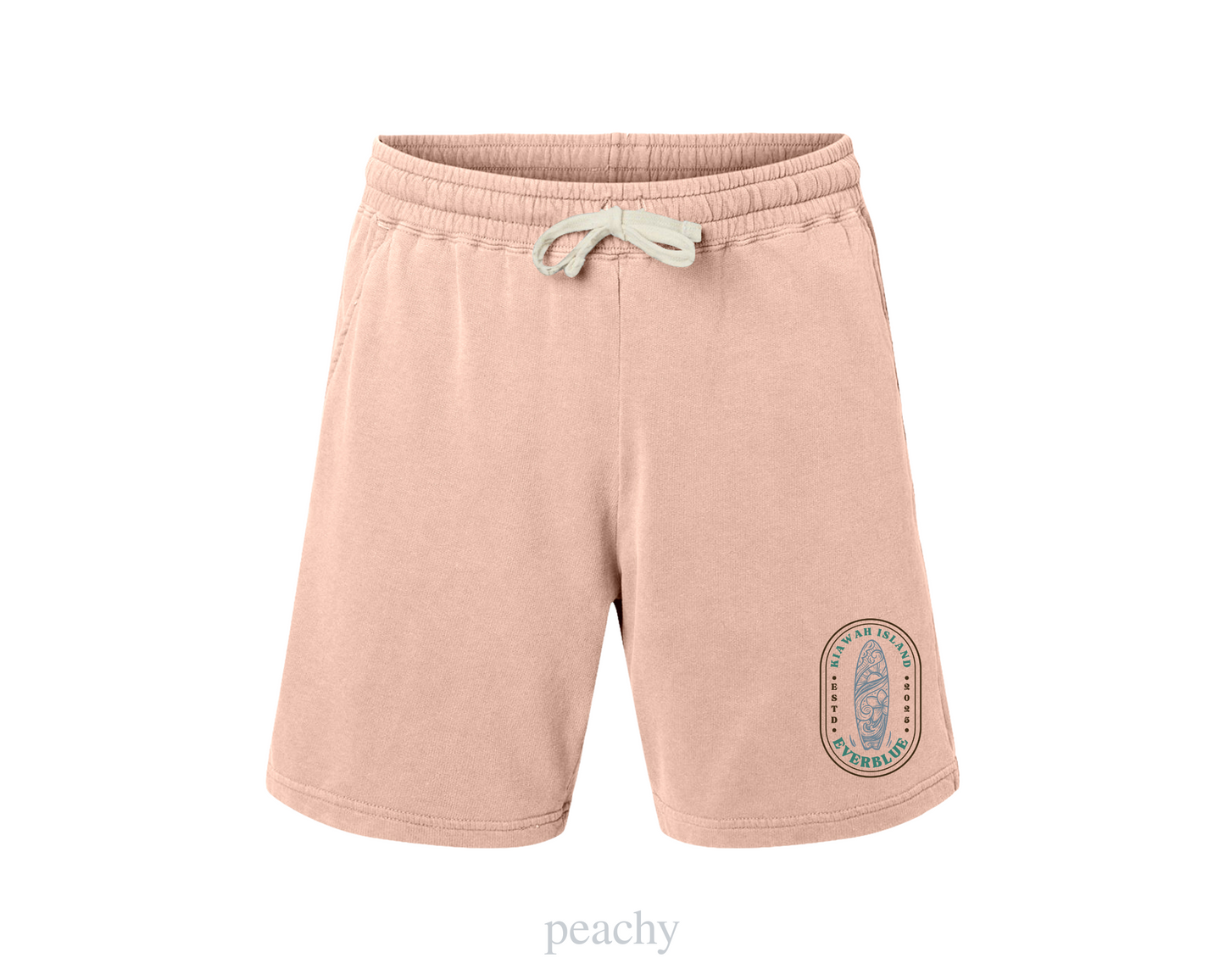 Kiawah Island // Unisex Lightweight Fleece Sweat Shorts - Stylish & Comfortable for Everyday Wear