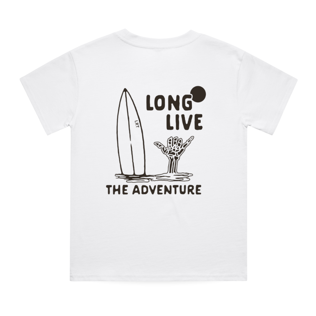 LONG LIVE THE ADVENTURE TEE - WHITE