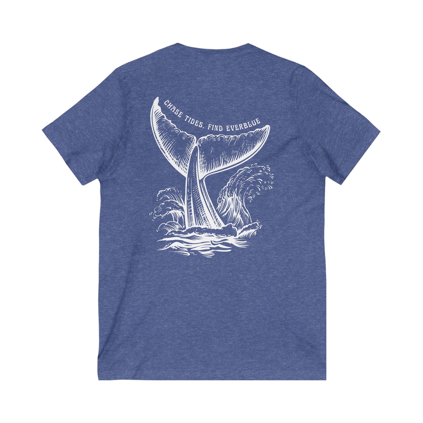 Chase Tides, Find Everblue V-Neck Tee