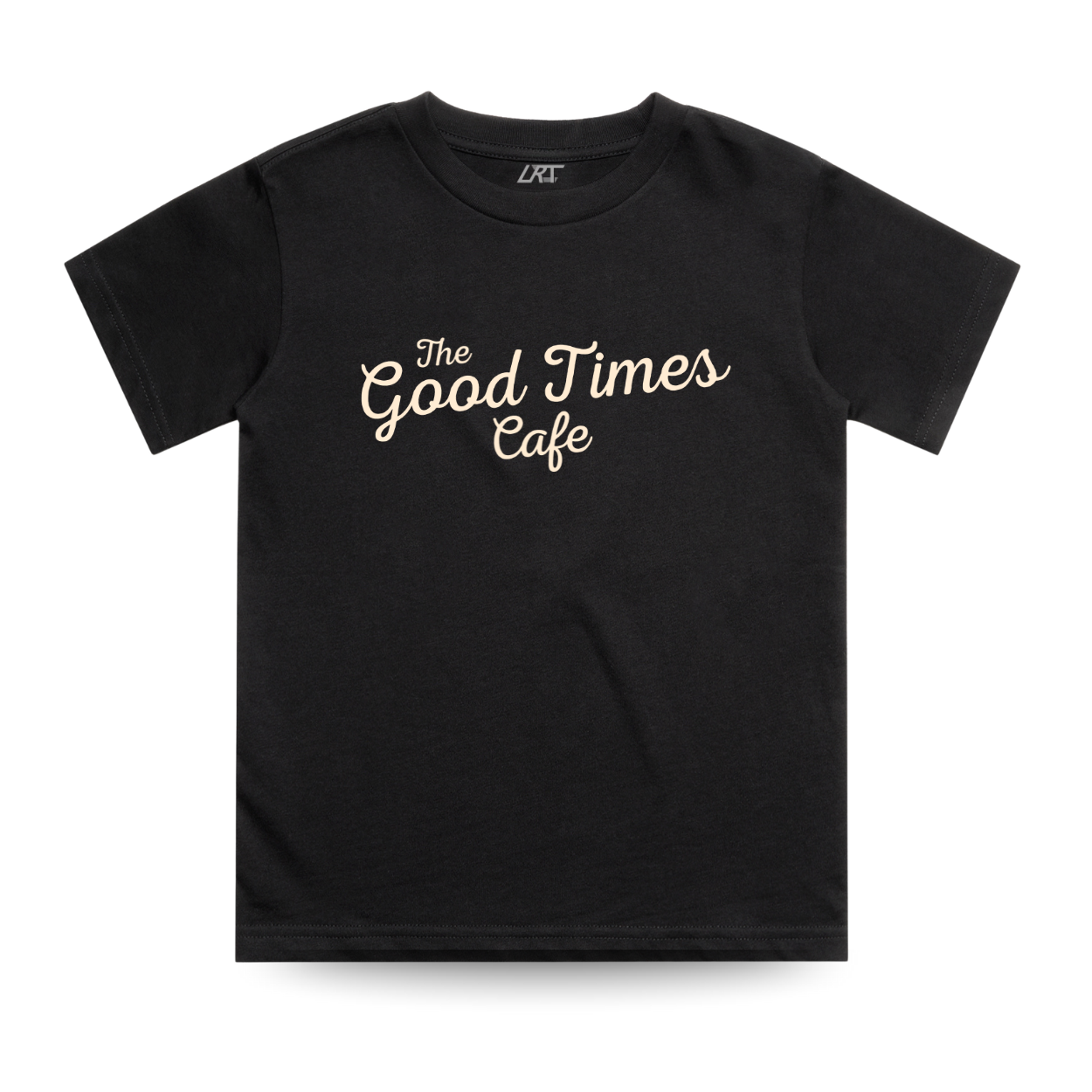 THE GOOD TIMES CAFE TEE - BLACK