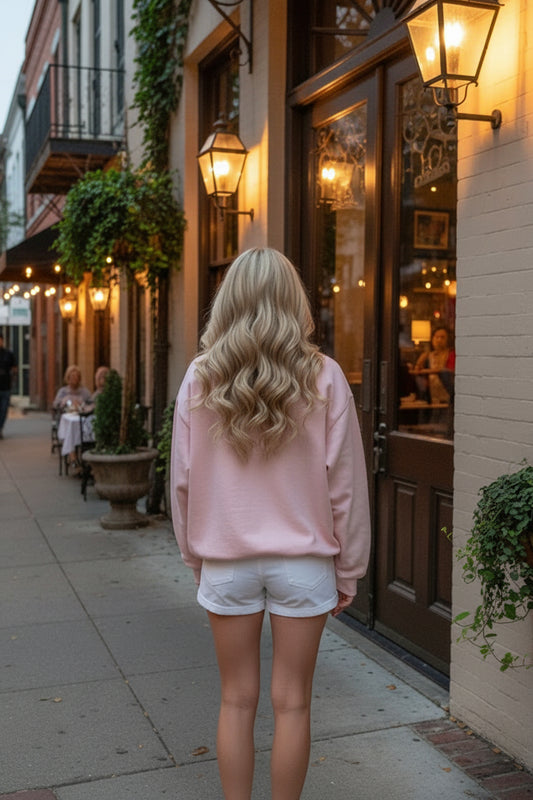 Mock Neck Sweatshirt – Relaxed Fit Pullover