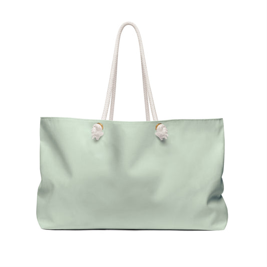 "Personality Hire" Soft Green Tote – Everblue Office Club Weekender Tote