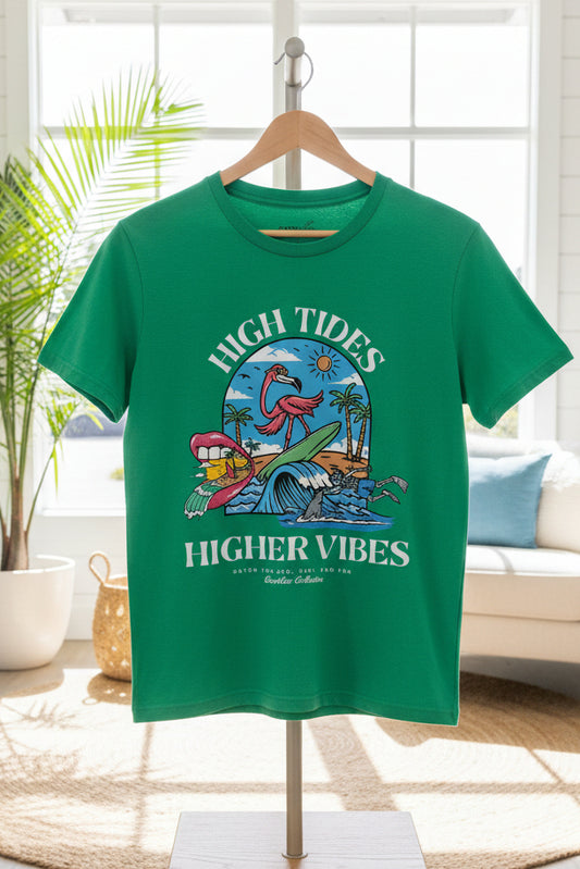 High Tide, Higher Vibes Coastal Tee