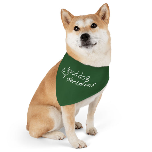 Good Dog, Bad Decisions Bandana – Everblue Edition