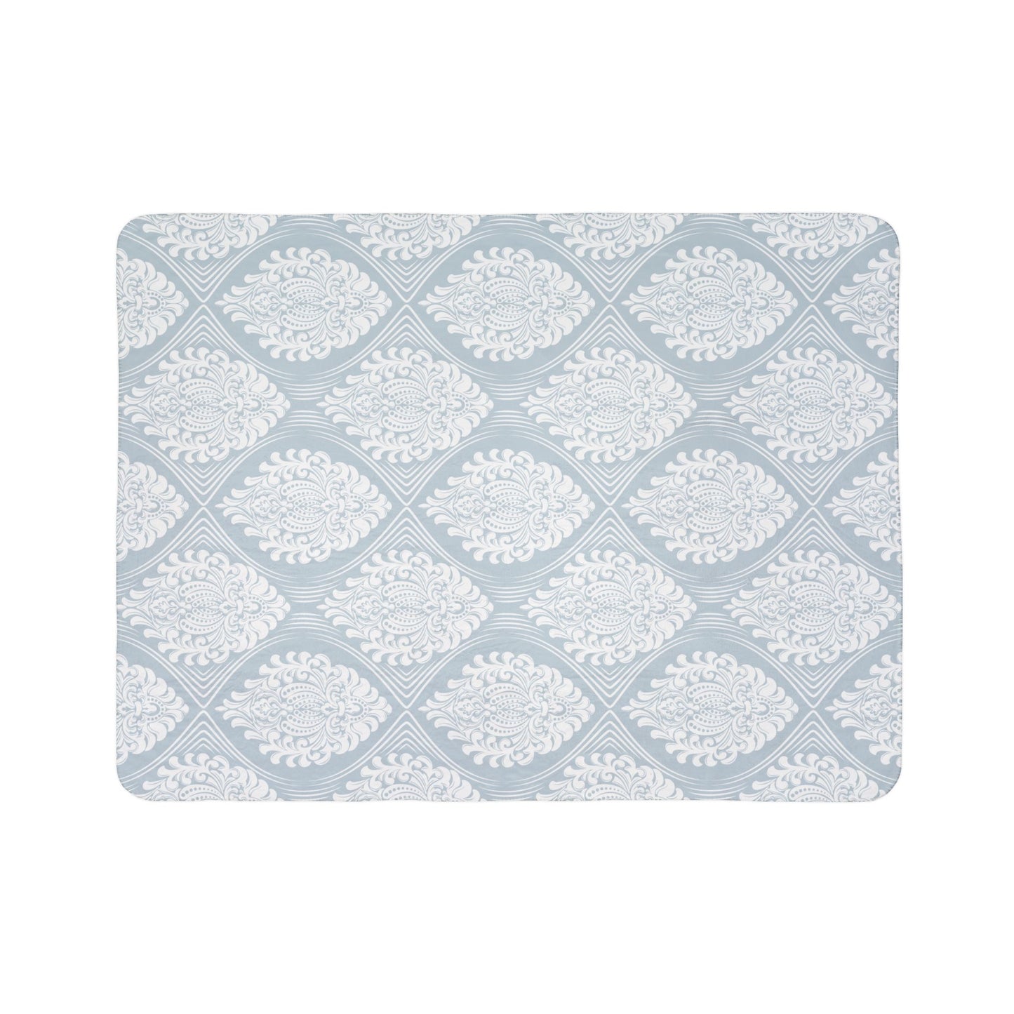 Harbor Damask Blanket – Luxe Throw