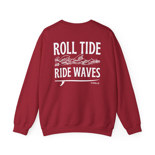 Roll Tide, Ride Waves Crewneck – University of Alabama Gameday Edition