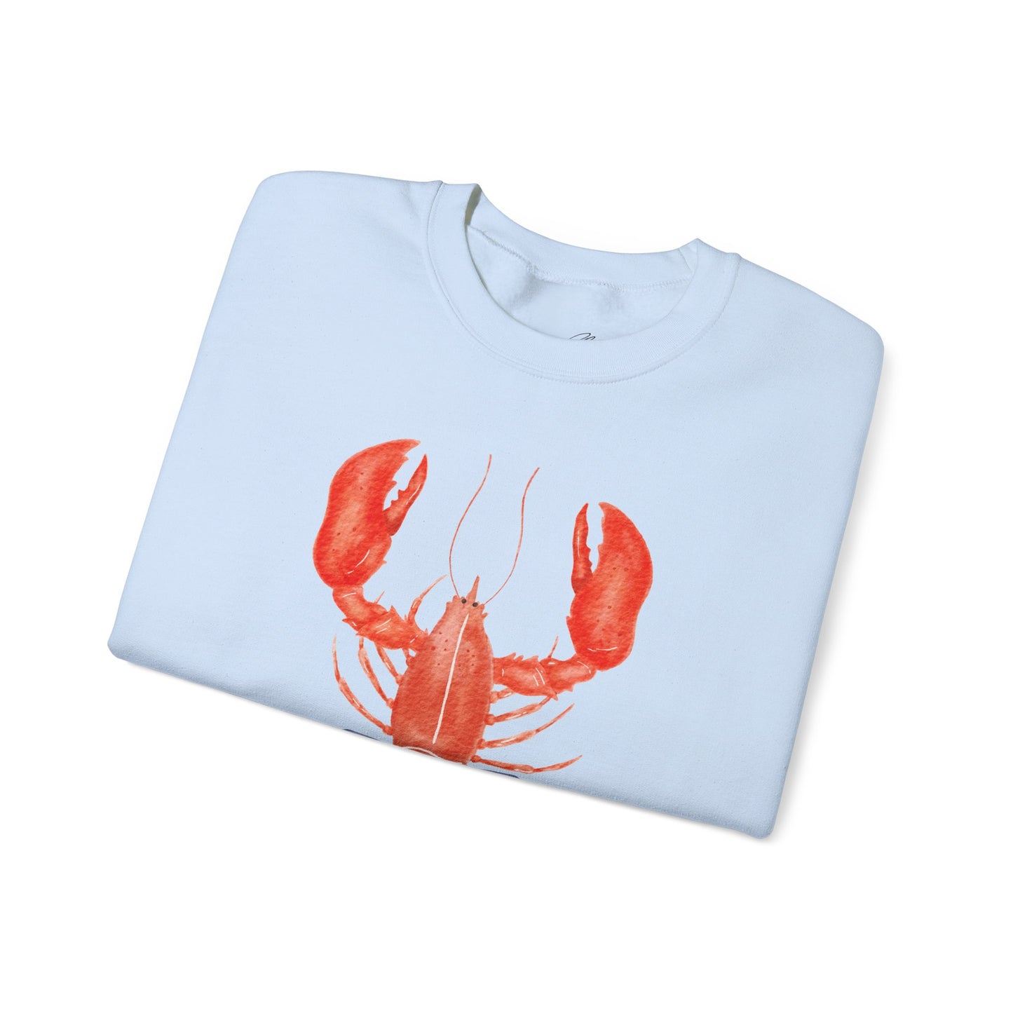 Lobster Love Crewneck Sweatshirt - Unisex Heavy Blend with Coastal Vibes