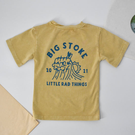 THE CLOUDBREAK TEE - YELLOW BEIGE