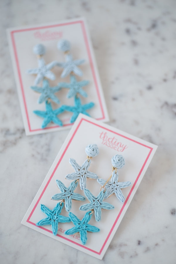 The Starling Earring in Blue