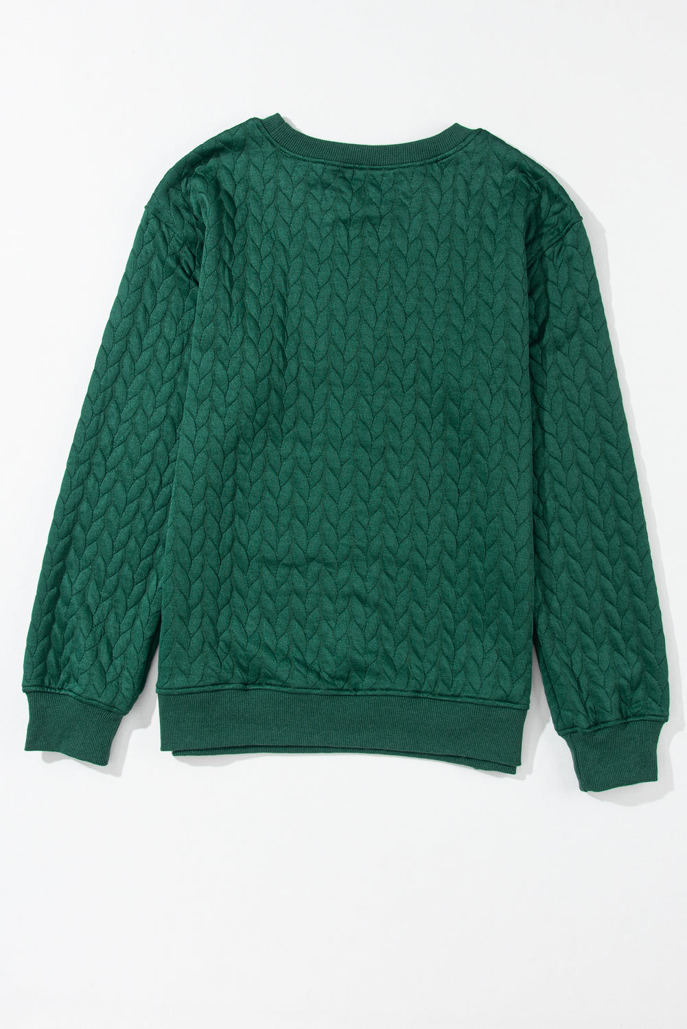 Merry & Bright Cable Knit Sweatshirt