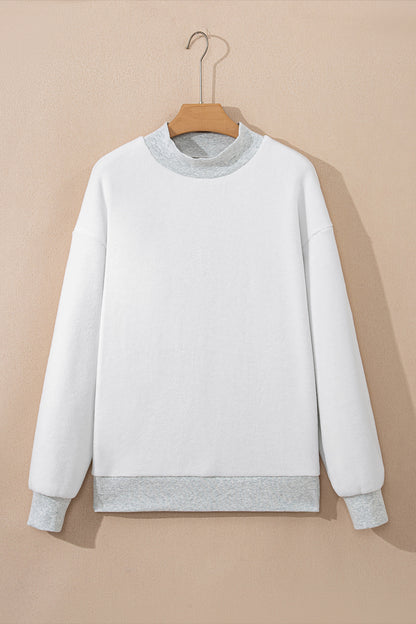 Reversible Mockneck Sweatshirt