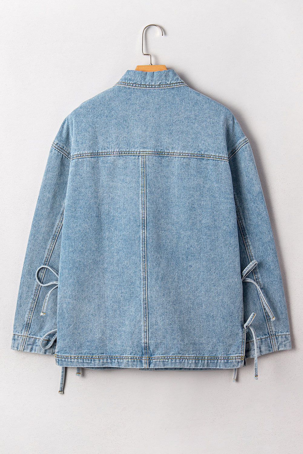 Beau Blue Oversized Denim Jacket – Charleston Coastal Casual
