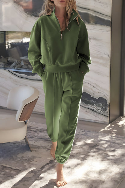 Vineyard Green Two-Piece Active Pant Set