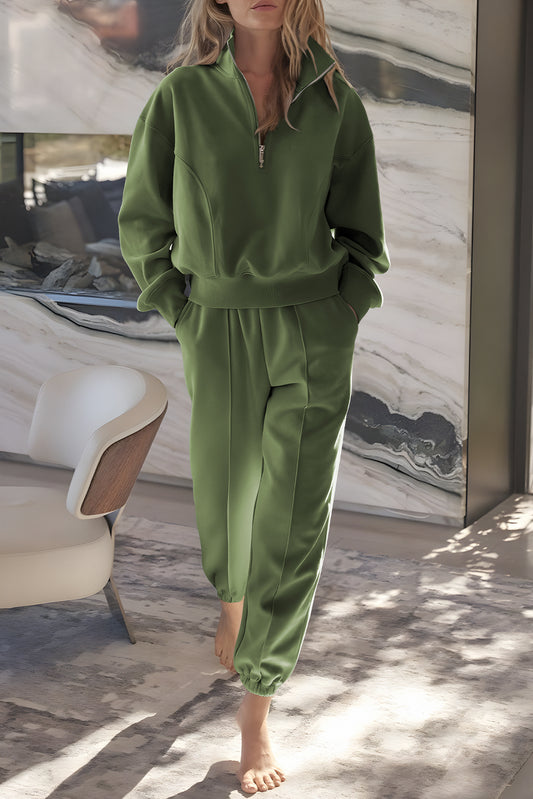 Vineyard Green Two-Piece Active Pant Set