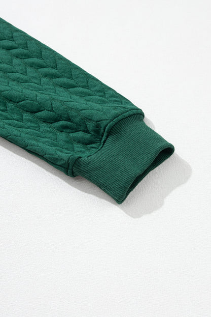 Merry & Bright Cable Knit Sweatshirt