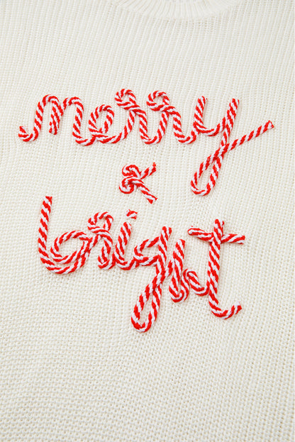 Merry & Bright Candy Cane Sweater – Charleston Holiday Spirit