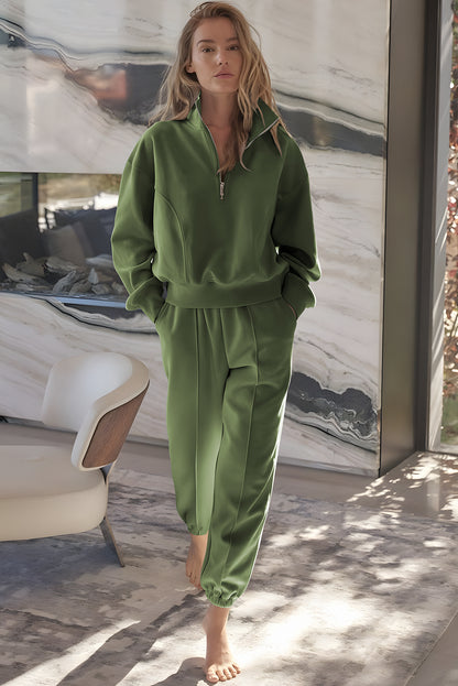 Vineyard Green Two-Piece Active Pant Set