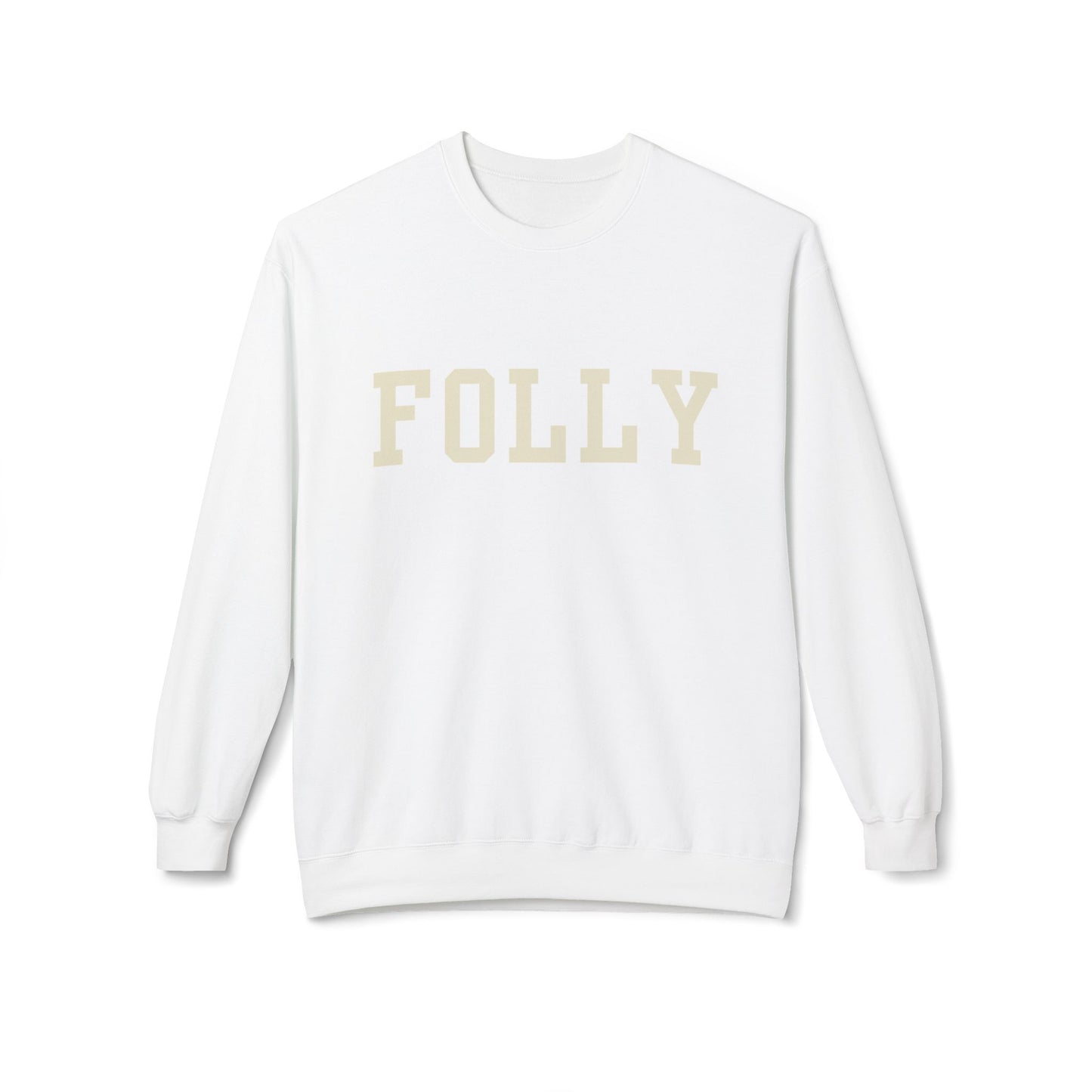 Coastal Collegiate Comfort: The Softstyle Folly Crewneck