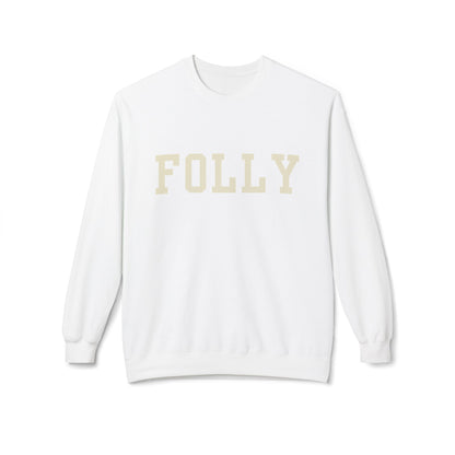 Coastal Collegiate Comfort: The Softstyle Folly Crewneck