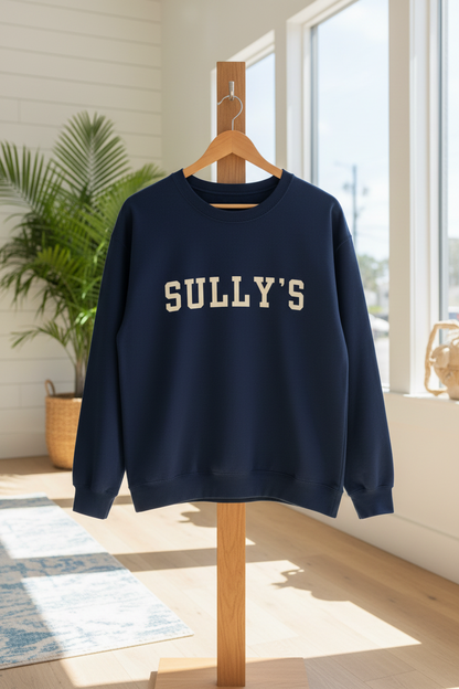 Coastal Collegiate Comfort: The Softstyle Sully's Crewneck