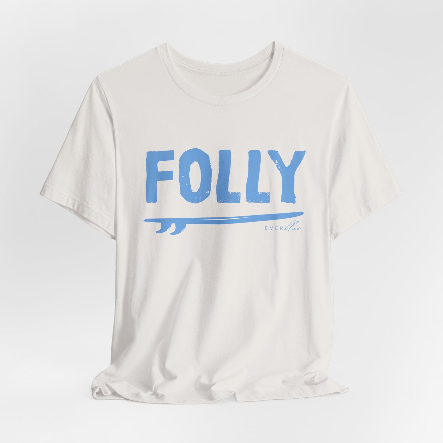 Folly Surf Graphic Tee — Coastal Blue Short Sleeve Shirt