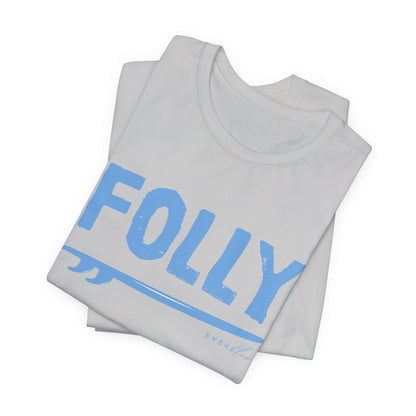 Folly Surf Graphic Tee — Coastal Blue Short Sleeve Shirt