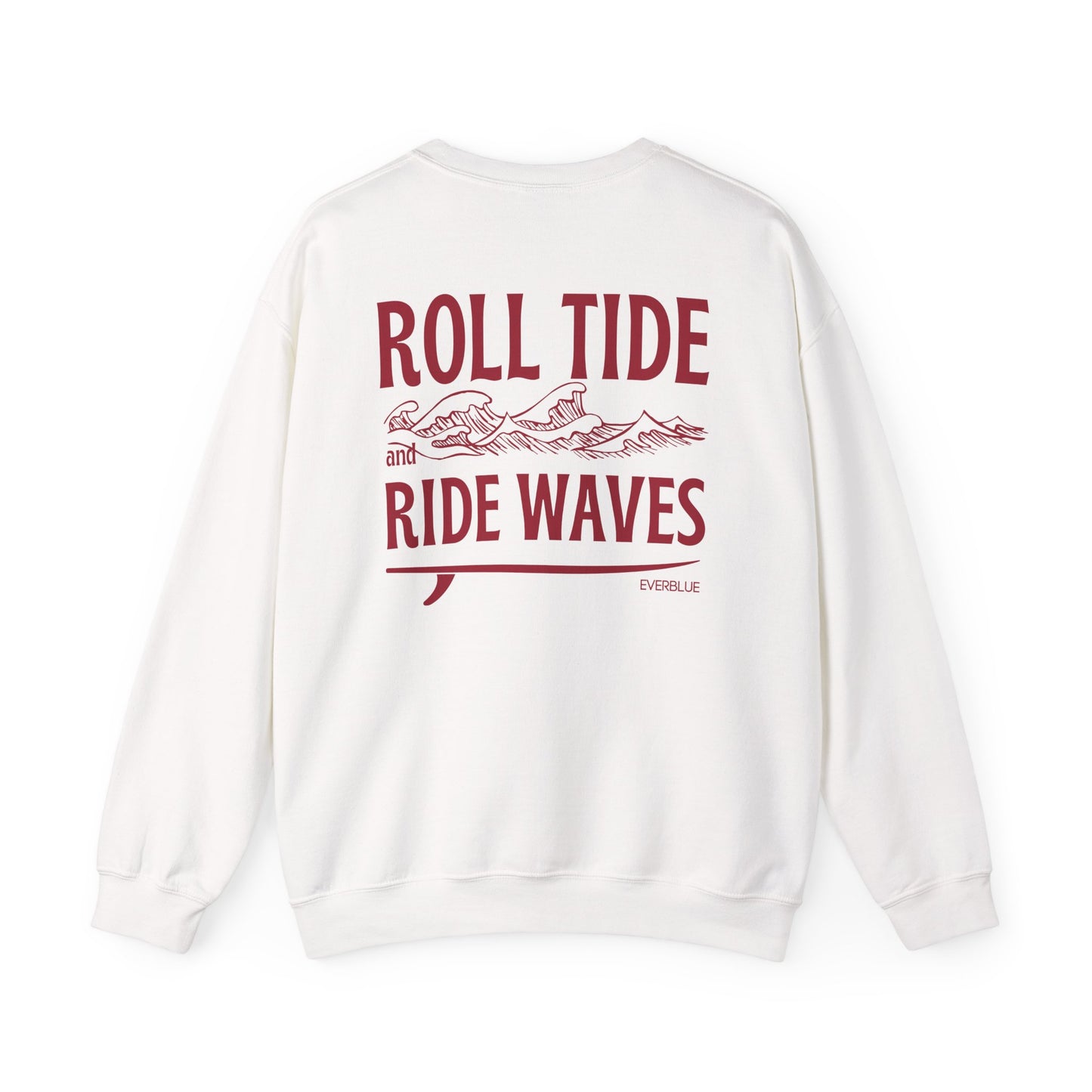 Roll Tide, Ride Waves Crewneck – University of Alabama Gameday Edition