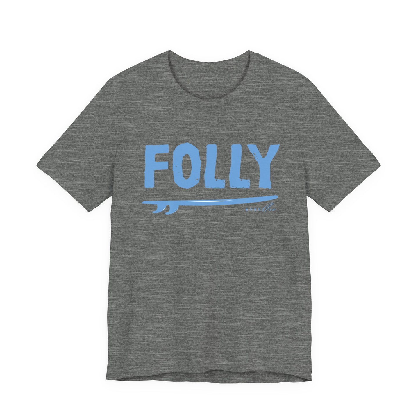 Folly Surf Graphic Tee — Coastal Blue Short Sleeve Shirt