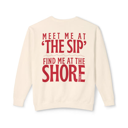 Meet Me at the Sip Crewneck – University of Mississippi Gameday Edition