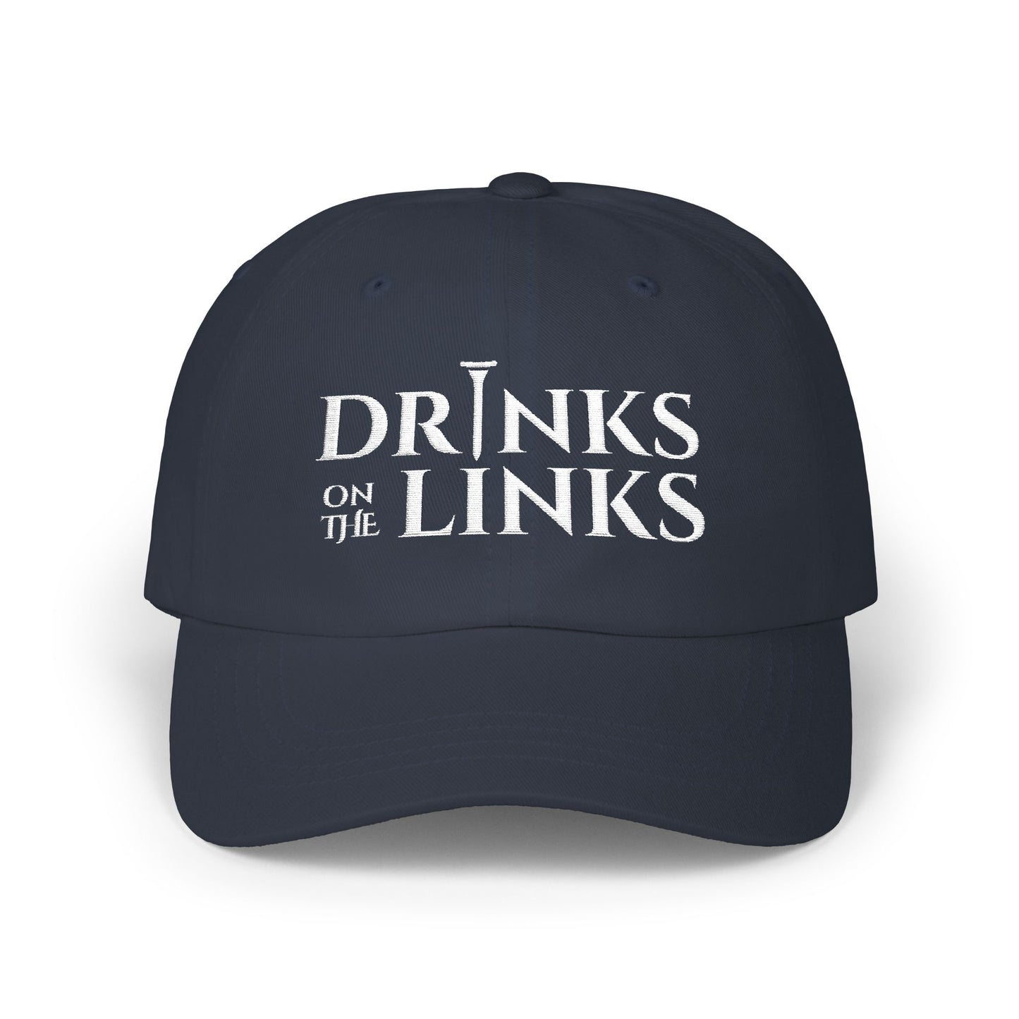 "Drinks on the Links" – Isle of Palms Coastal Golf Vibes Cap - Drinks on the Links, Trendy Golf Hat, Father's Day Gift, Casual Everyday Wear, Outdoor Accessories