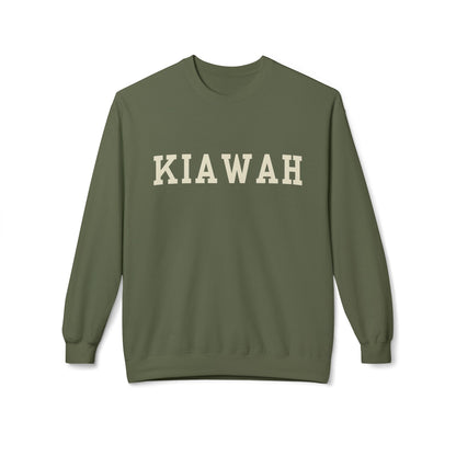Coastal Collegiate Comfort: The Softstyle Kiawah Crewneck