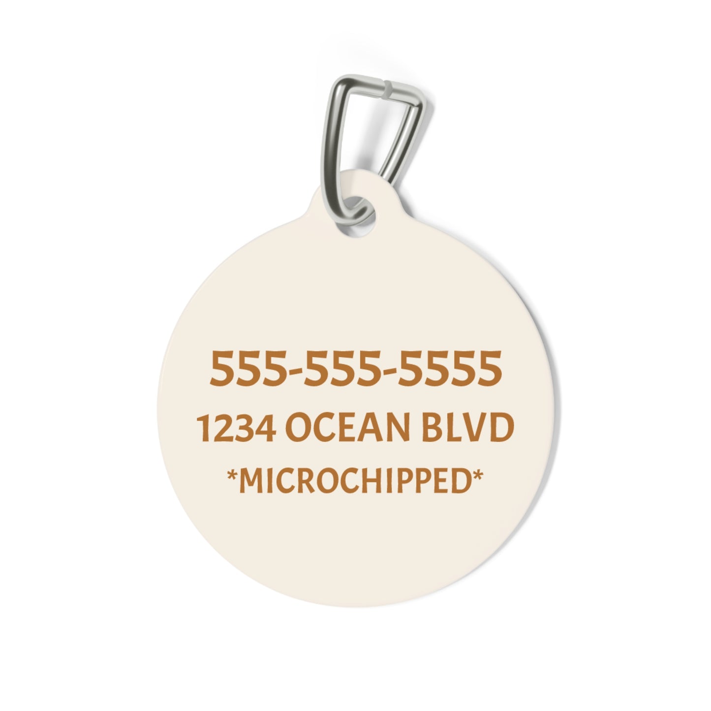 Sun Lover Pet Tag – Personalized Pet ID