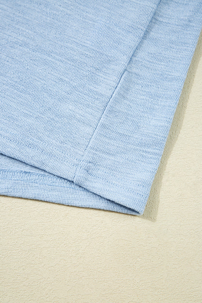 Beau Blue Batwing Sleeve Top