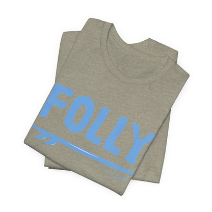 Folly Surf Graphic Tee — Coastal Blue Short Sleeve Shirt