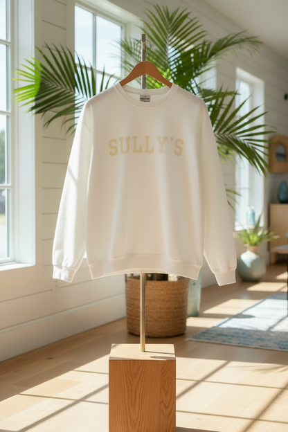 Coastal Collegiate Comfort: The Softstyle Sully's Crewneck