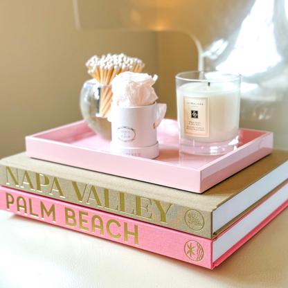 Blush Lacquered Classic Tray