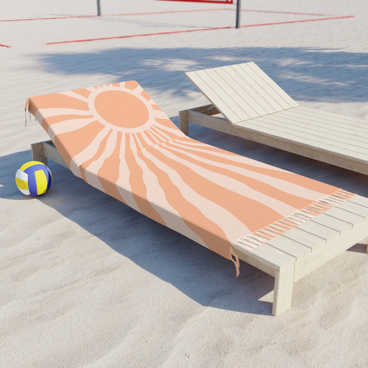 Boho Beach Boulder Cloth - Vintage Rays Design