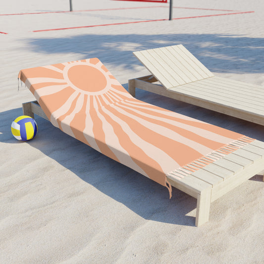 Boho Beach Boulder Cloth - Vintage Rays Design