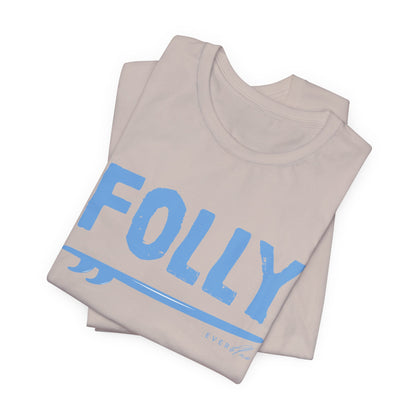 Folly Surf Graphic Tee — Coastal Blue Short Sleeve Shirt