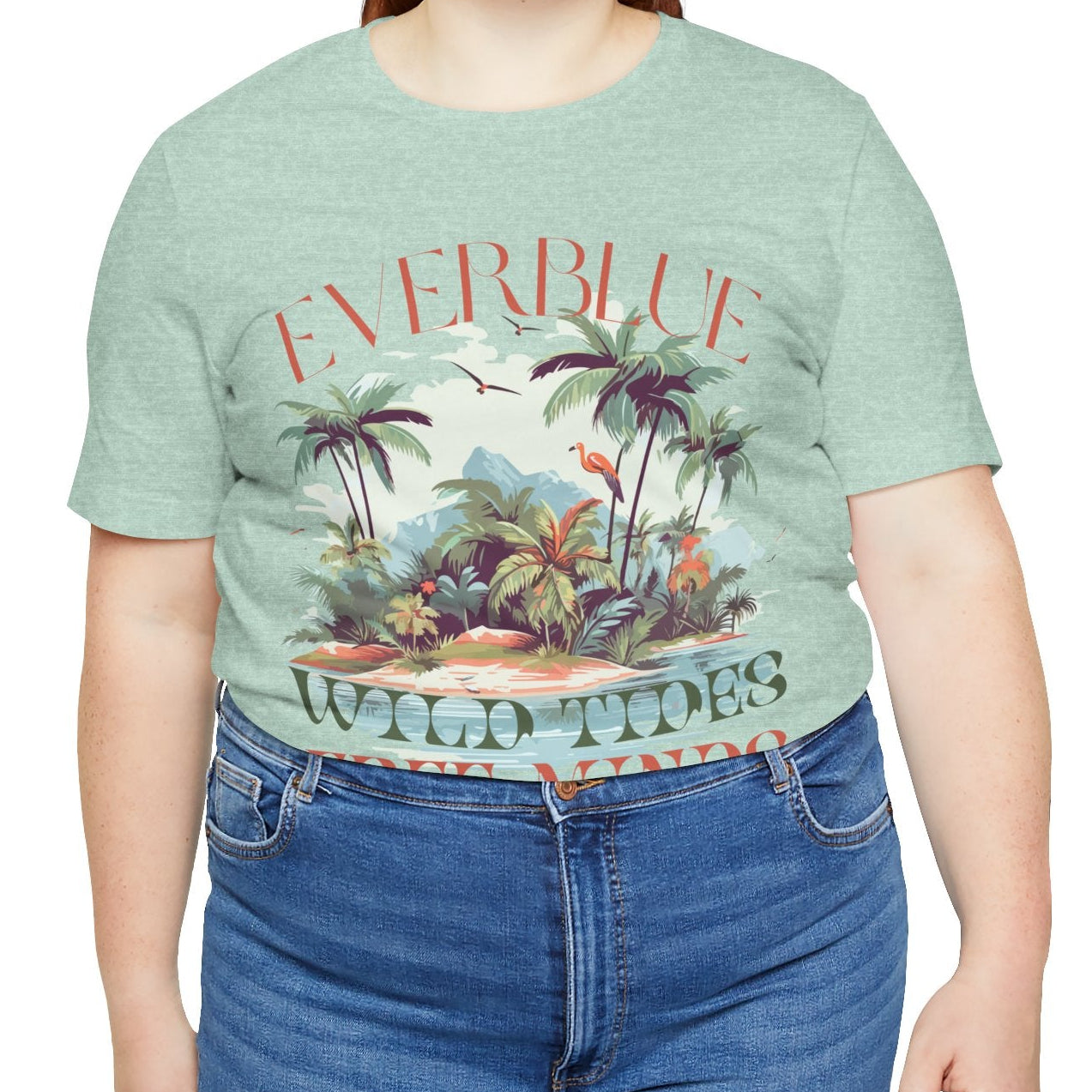 Wild Tides, Free Minds Coastal Tee