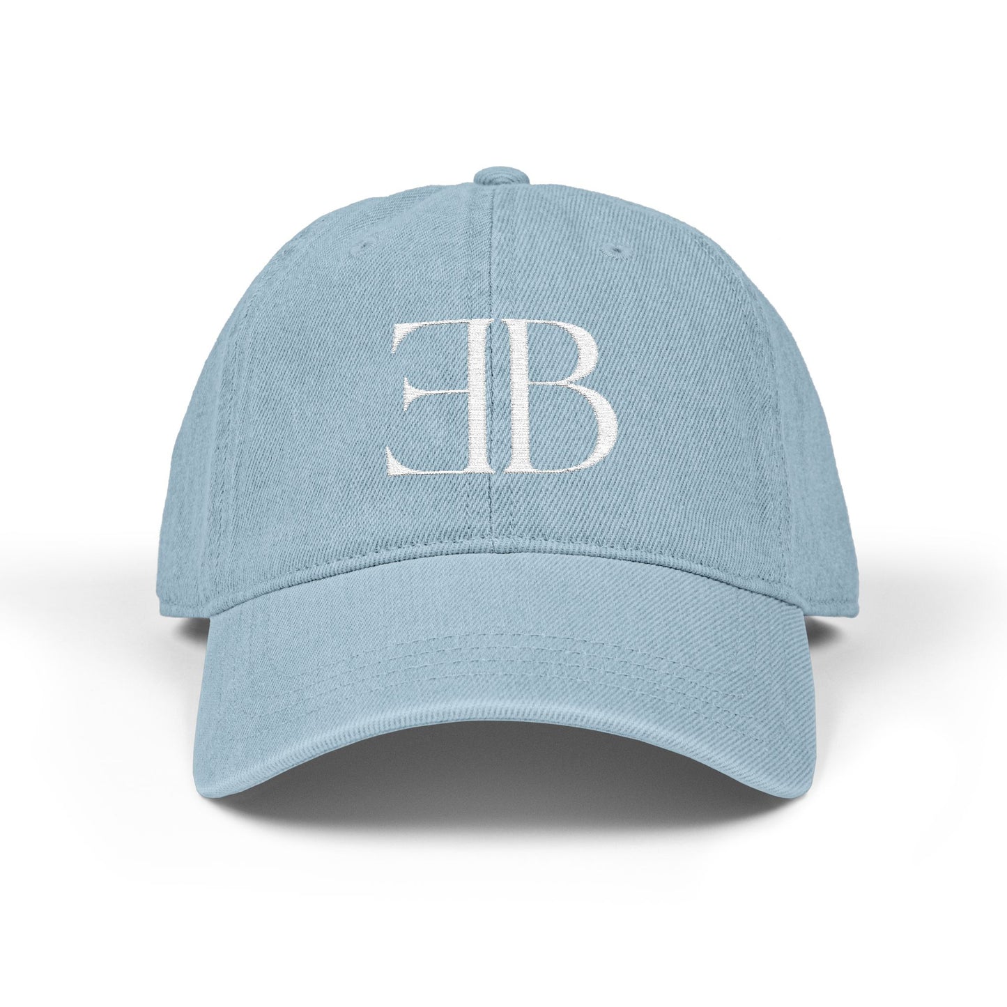 EB Monogram Denim Hat – Elevated Coastal Style