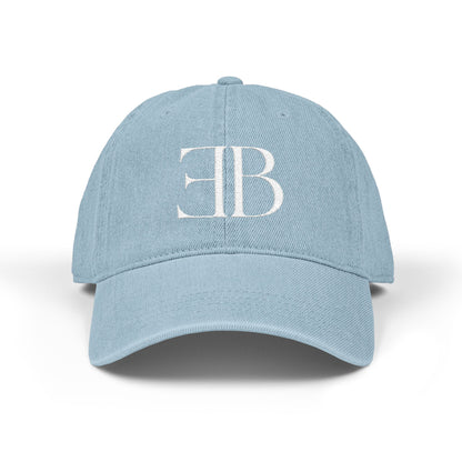 EB Monogram Denim Hat – Elevated Coastal Style