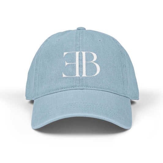 EB Monogram Denim Hat – Elevated Coastal Style